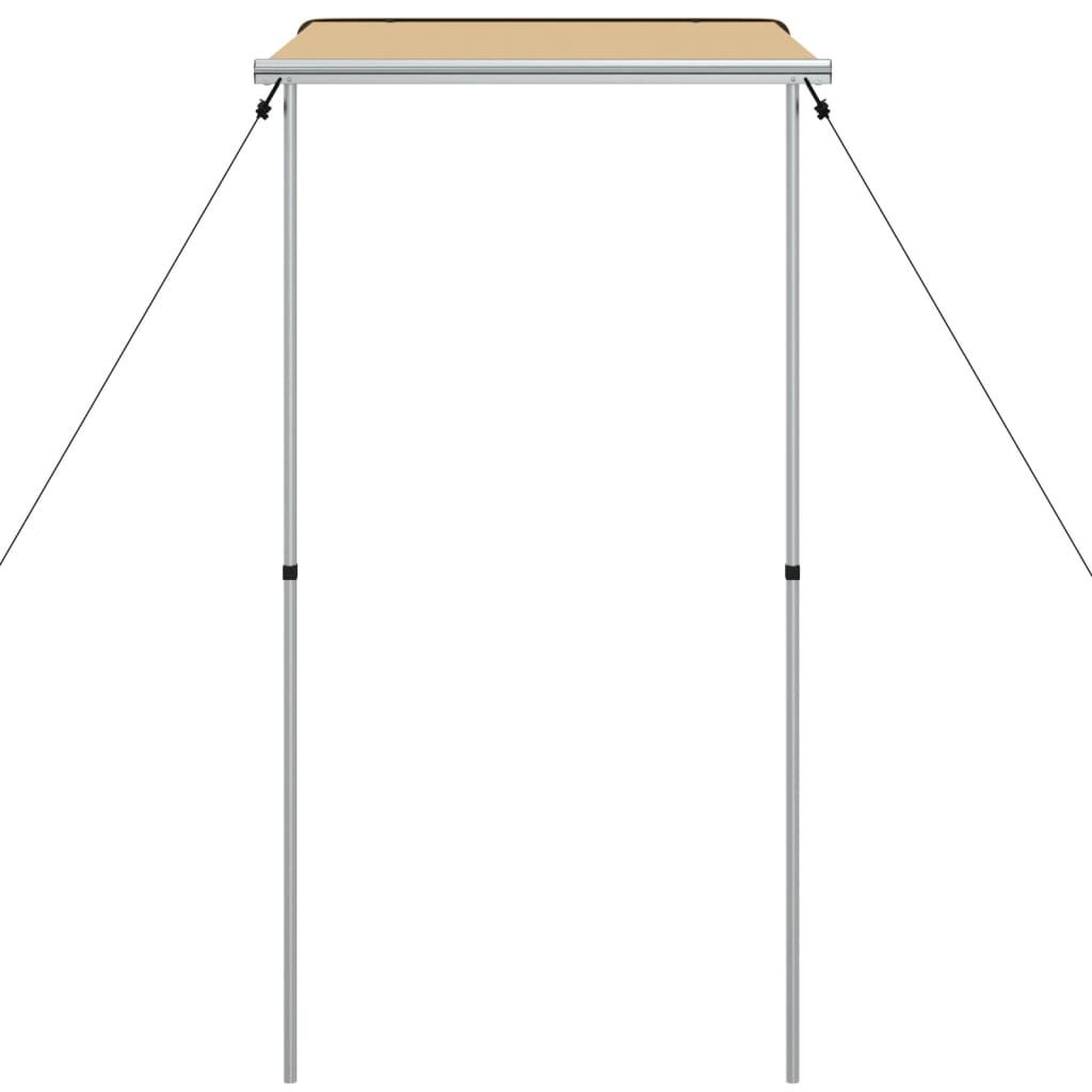 Markizė nameliui ant ratų, smėlio spalvos, 1,2x2x2,15m