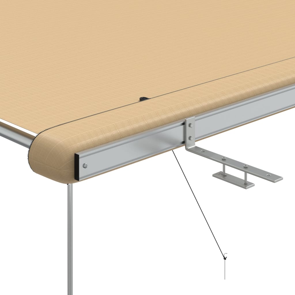 Markizė nameliui ant ratų, smėlio spalvos, 1,8x2,5x2,15m