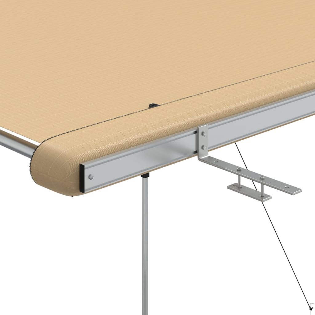Markizė nameliui ant ratų, smėlio spalvos, 2x2x2,15m