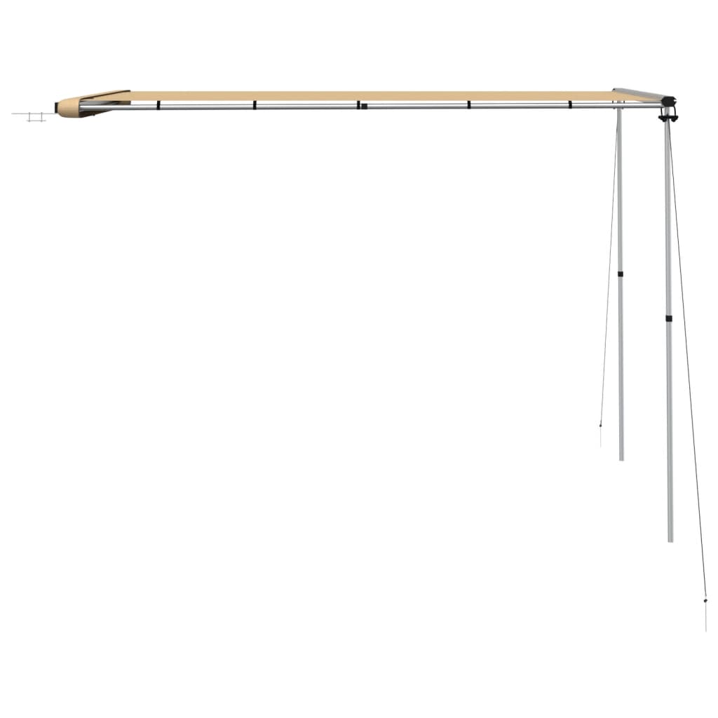 Markizė nameliui ant ratų, smėlio spalvos, 2,4x3x2,15m