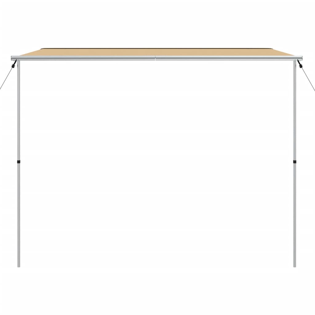 Markizė nameliui ant ratų, smėlio spalvos, 3x3x2,15m