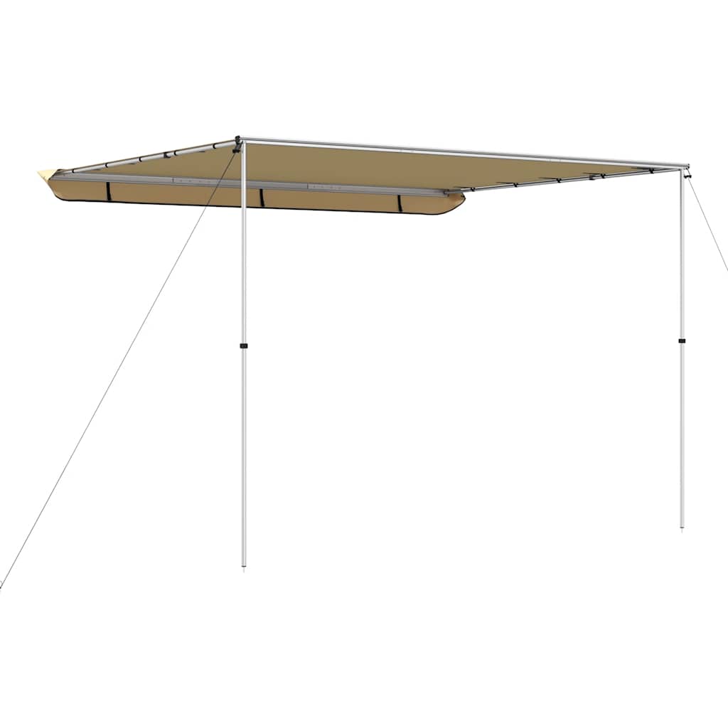 Markizė nameliui ant ratų, smėlio spalvos, 3,6x2,5x2,15m
