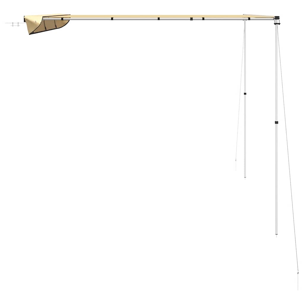 Markizė nameliui ant ratų, smėlio spalvos, 3,6x2,5x2,15m