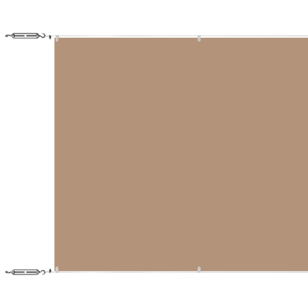 Vertikali markizė, taupe spalvos, 60x1200cm, oksfordo audinys