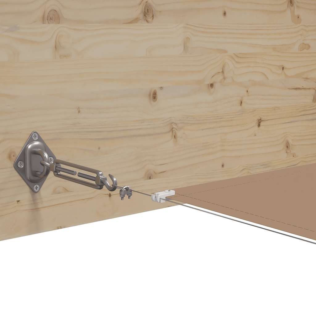 Vertikali markizė, taupe spalvos, 140x800cm, oksfordo audinys
