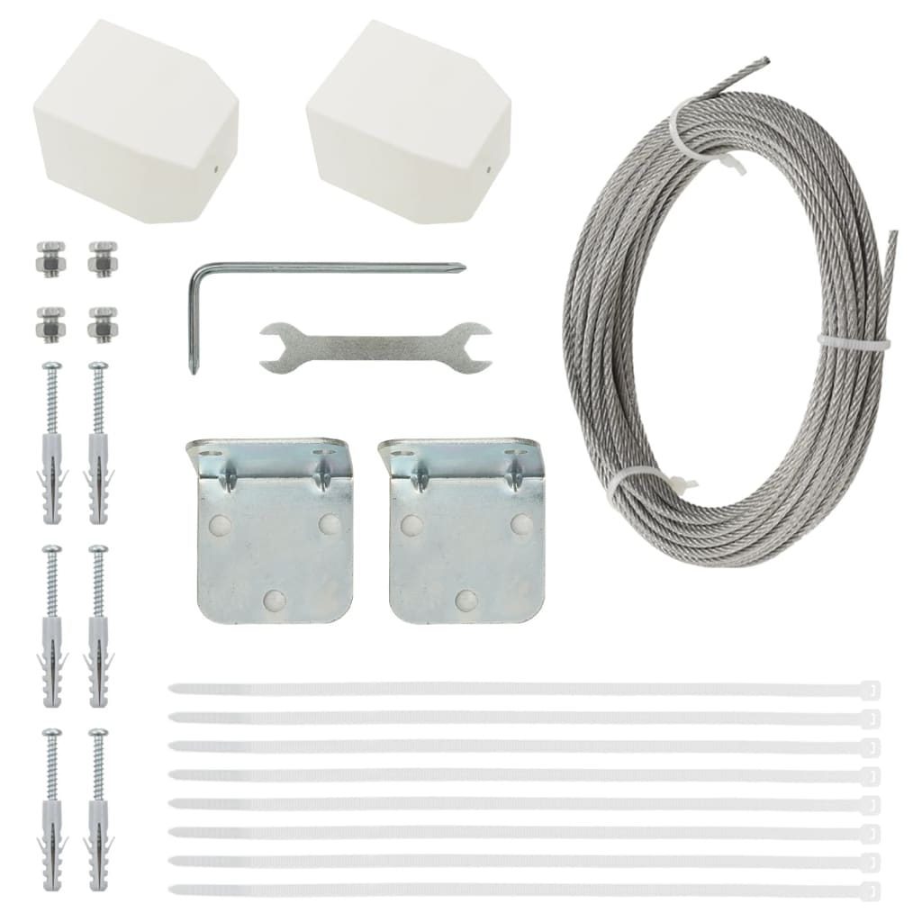 Balkono pertvara, raudonos spalvos, 140x240cm, oksfordo audinys