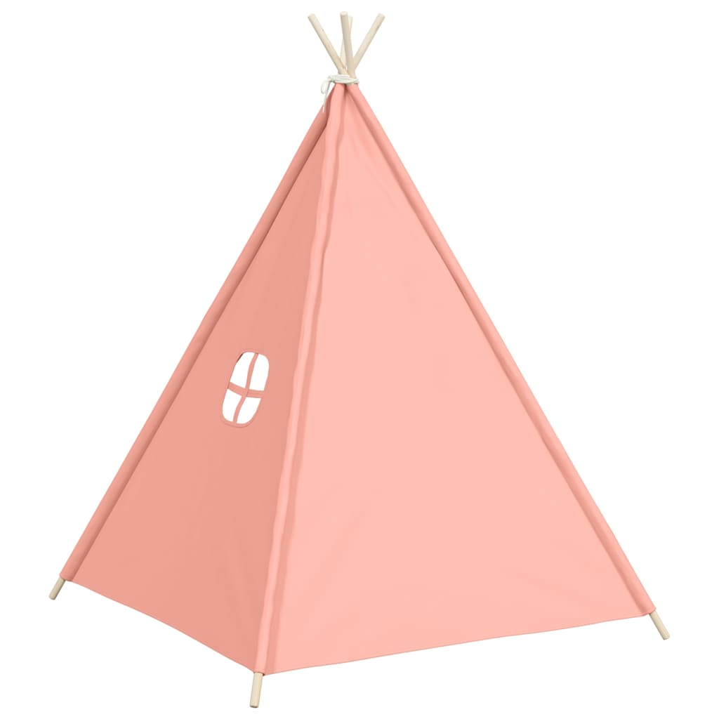 Vaikiška tipi palapinė, rožinė, 120x120x150cm, persiko oda