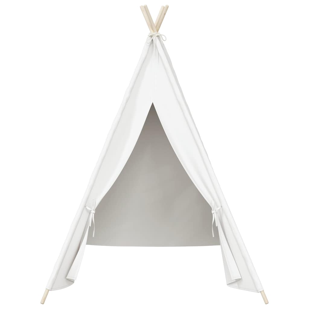 Vaikiška tipi palapinė, balta, 120x120x150cm, persiko oda