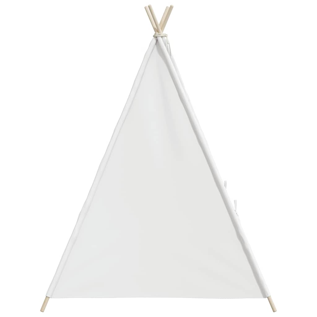 Vaikiška tipi palapinė, balta, 120x120x150cm, persiko oda
