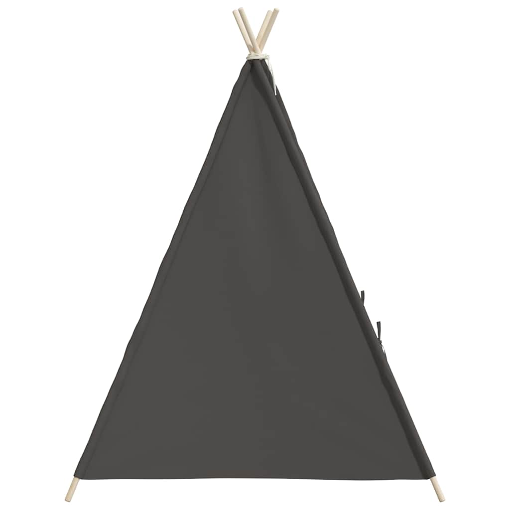 Vaikiška tipi palapinė, pilka, 120x120x150cm, persiko oda