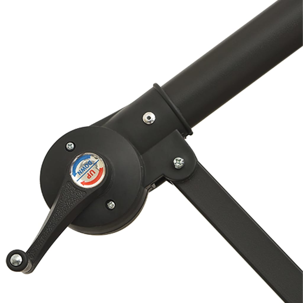 Gembinis sodo skėtis nuo saulės su LED, terakota spalvos, 350cm