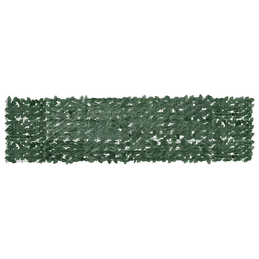 Balkono pertvara, 300x75cm, su tamsiai žaliais lapais