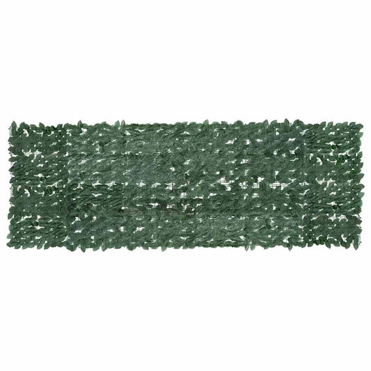 Balkono pertvara, 300x100cm, su tamsiai žaliais lapais