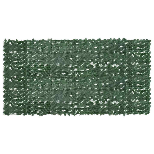Balkono pertvara, 300x150cm, su tamsiai žaliais lapais