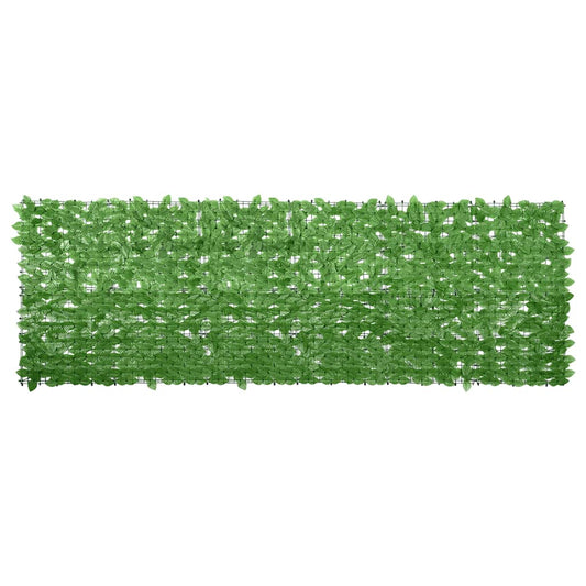 Balkono pertvara, 300x100cm, su žaliais lapais