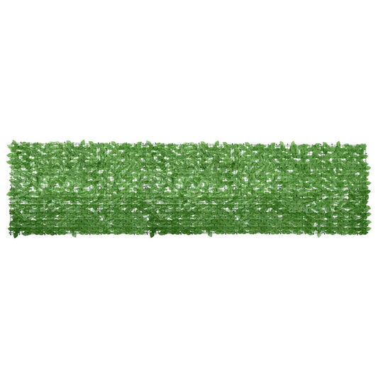 Balkono pertvara, 400x100cm, su žaliais lapais