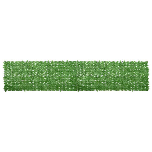 Balkono pertvara, 500x100cm, su žaliais lapais