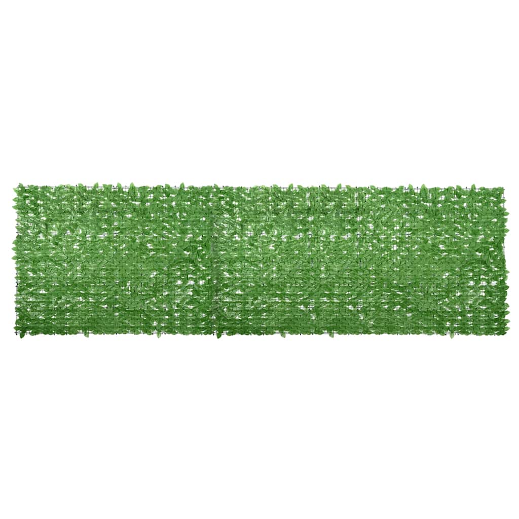 Balkono pertvara, 600x150cm, su žaliais lapais