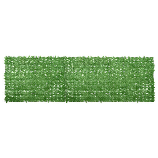 Balkono pertvara, 600x150cm, su žaliais lapais