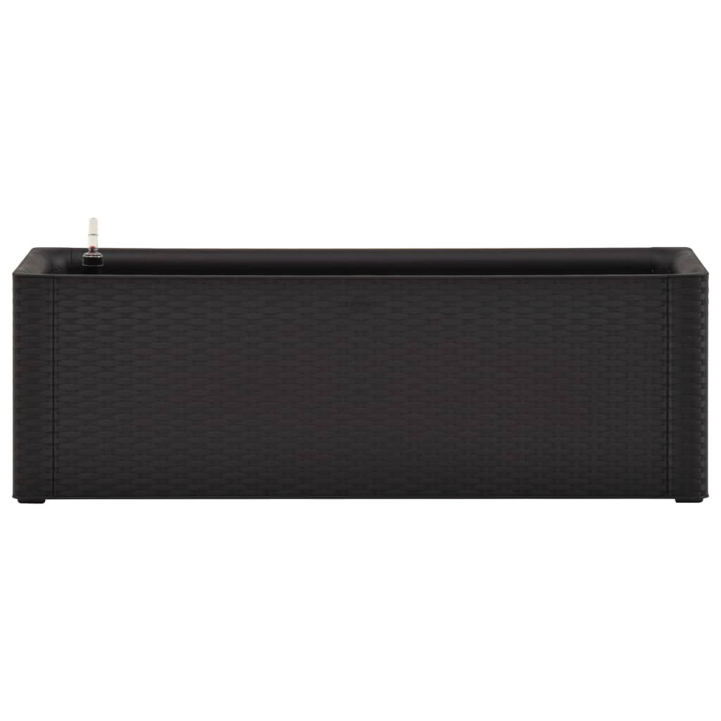 Lovelis su savaiminio laistymo sistema, antracito, 100x43x33cm