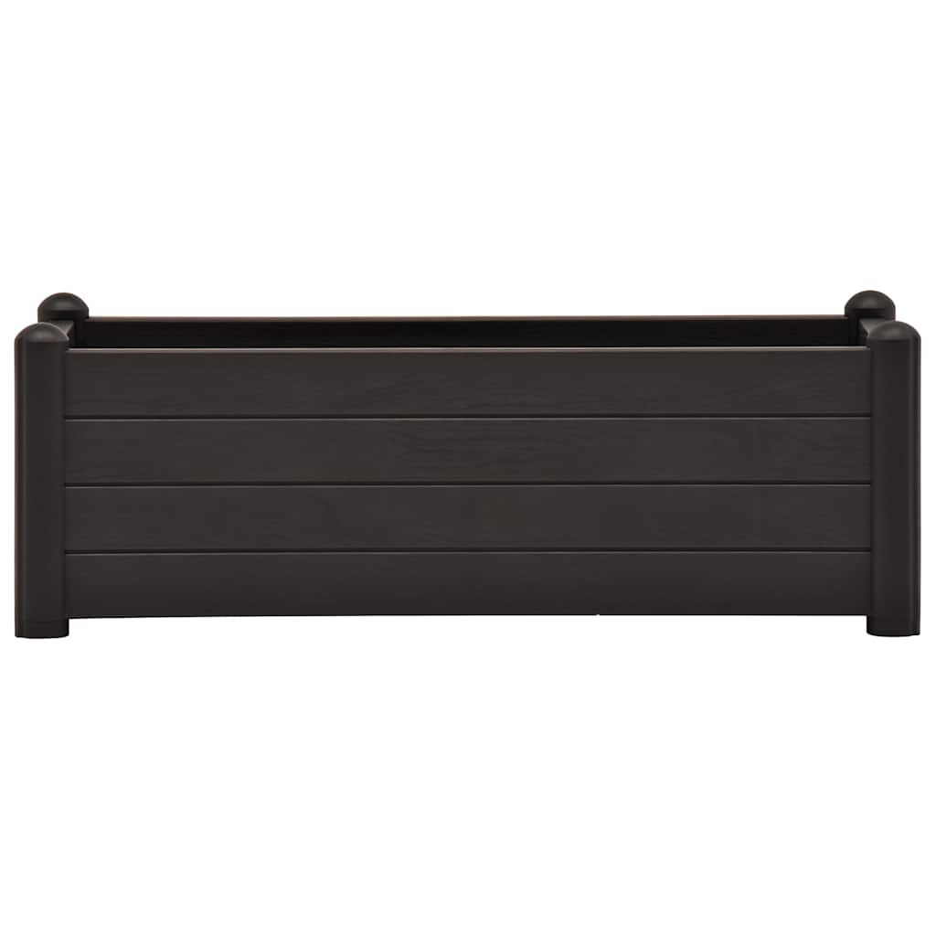 Aukštas sodo lovelis, antracito, 100x43x35cm, PP