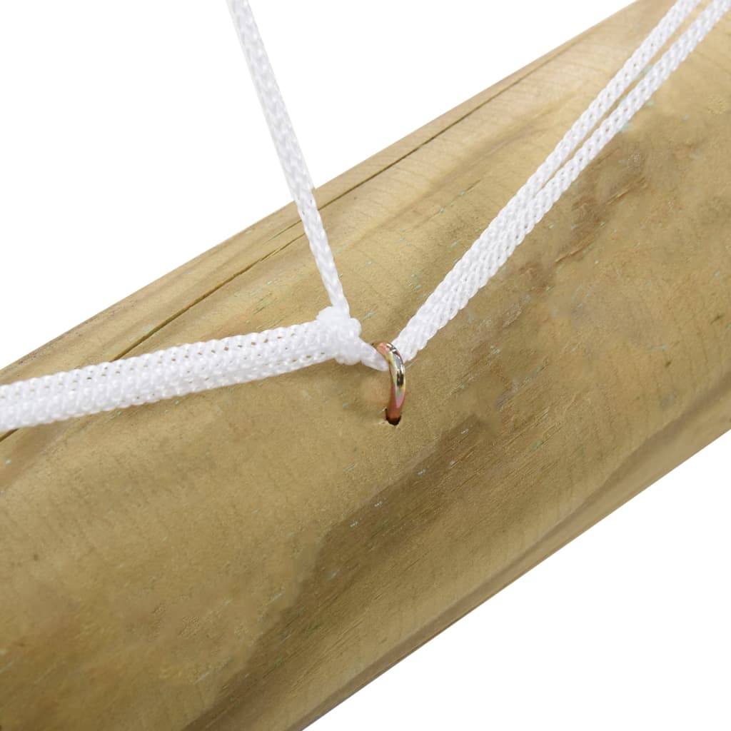 Futbolo vartai su tinklu, 160x80x100cm, impregnuota pušis