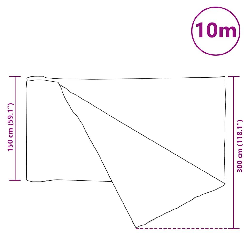 Privatumo suteikiantis tinklelis, antracito, 1,5x10m, HDPE