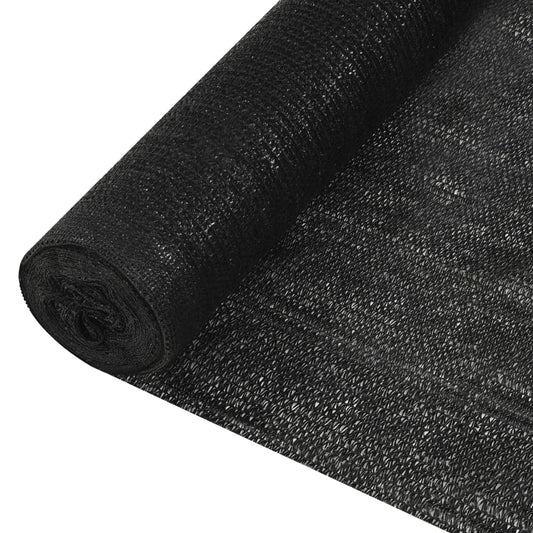 Privatumo suteikiantis tinklelis, juodas, 2x50m, HDPE, 150g/m²