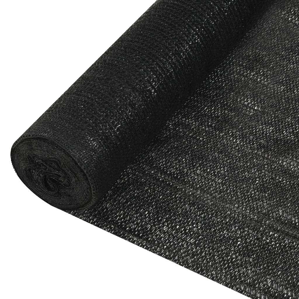 Privatumo suteikiantis tinklelis, juodas, 1,2x50m, HDPE
