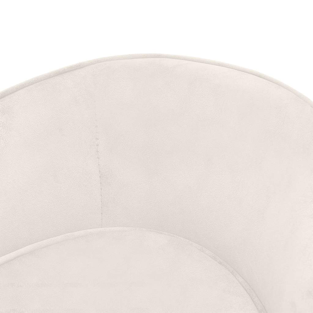 Lova šunims, kreminės spalvos, 69x49x40cm, pliušas