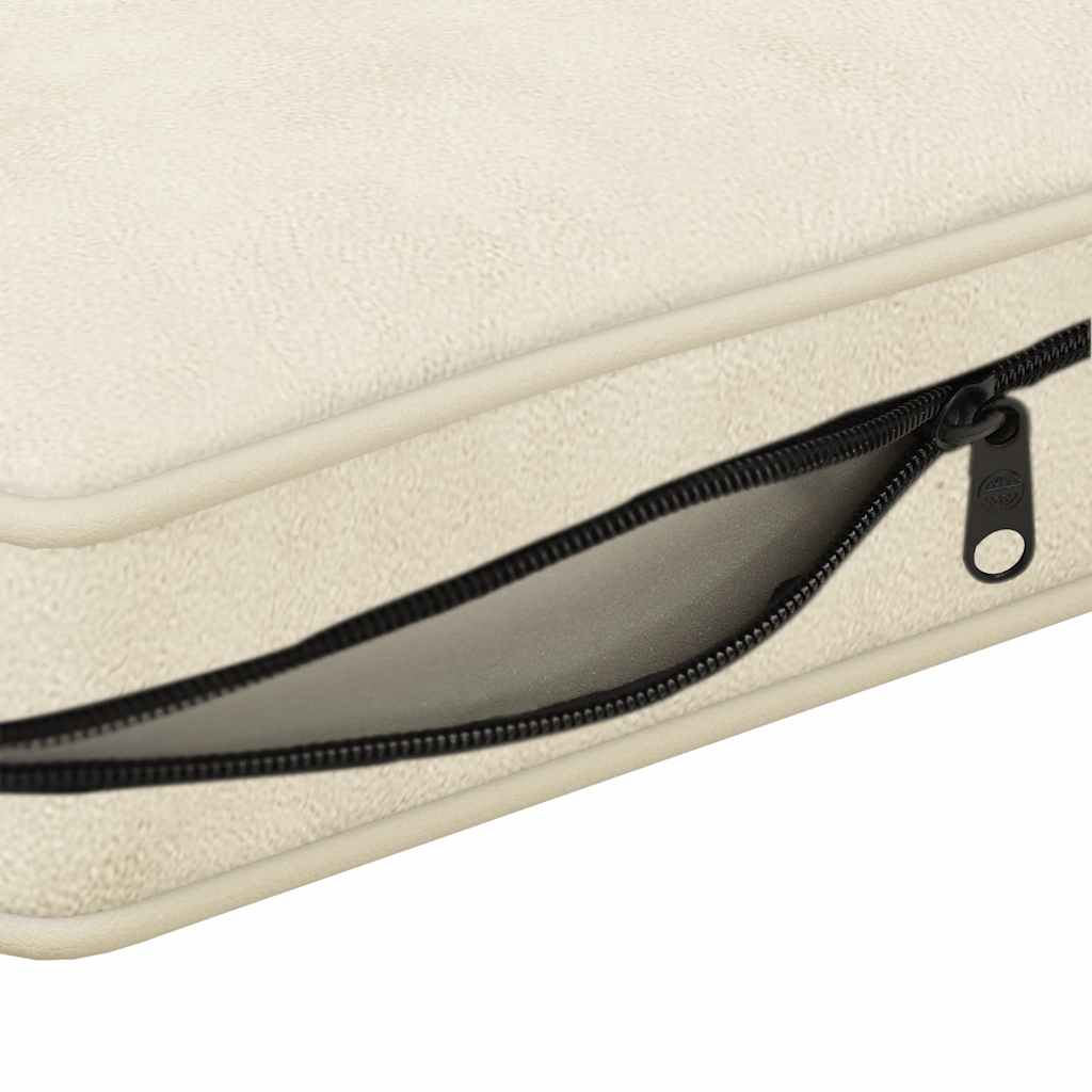 Lova šunims, kreminės spalvos, 72x45x30cm, pliušas