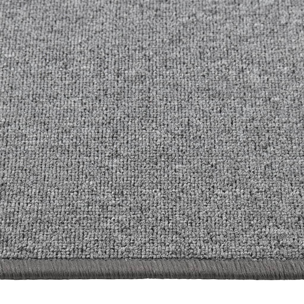 Kilimas-takelis, tamsiai pilkos spalvos, 80x250cm