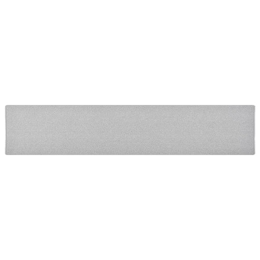 Kilimas-takelis, šviesiai pilkos spalvos, 80x400cm