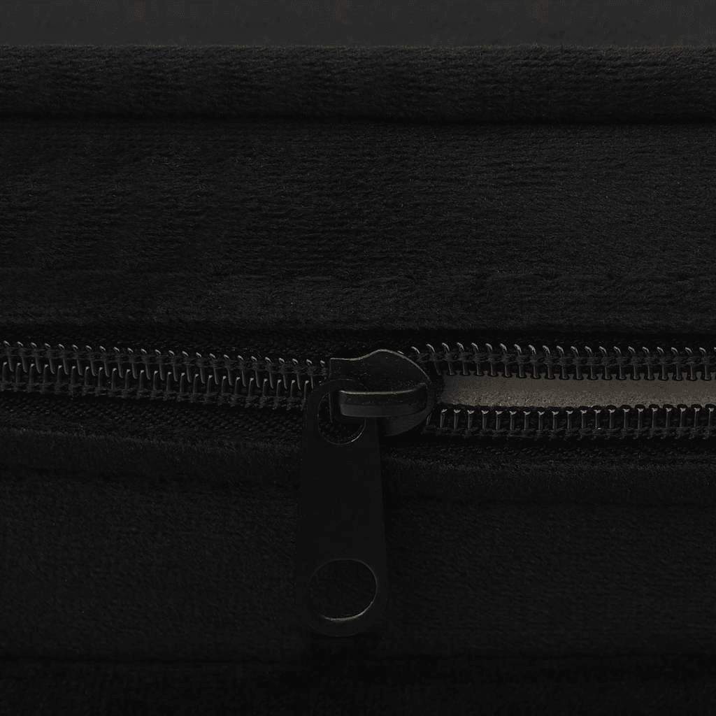 Lova šunims, juodos spalvos, 67x47x36cm, pliušas