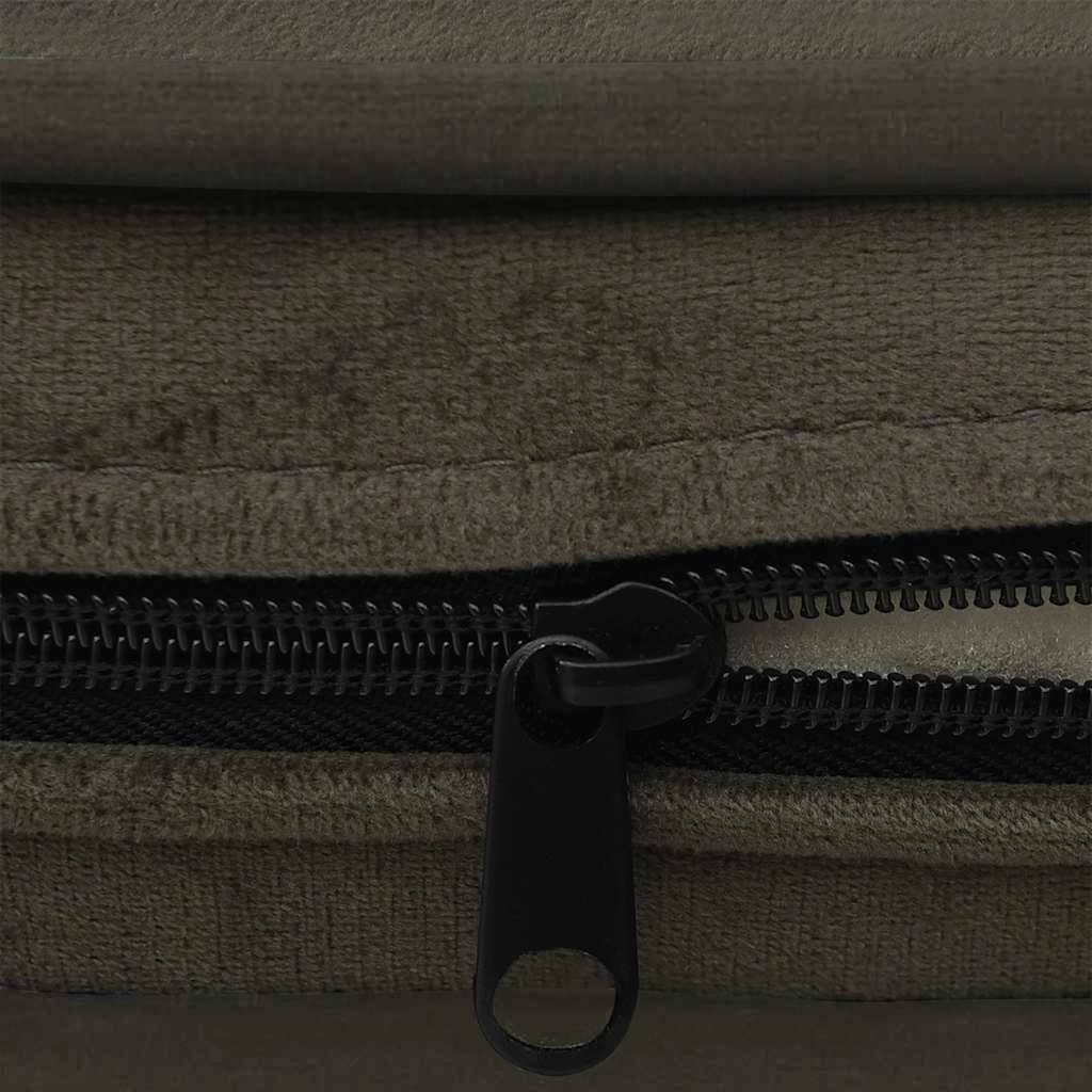 Lova šunims, tamsiai pilkos spalvos, 67x47x36cm, pliušas