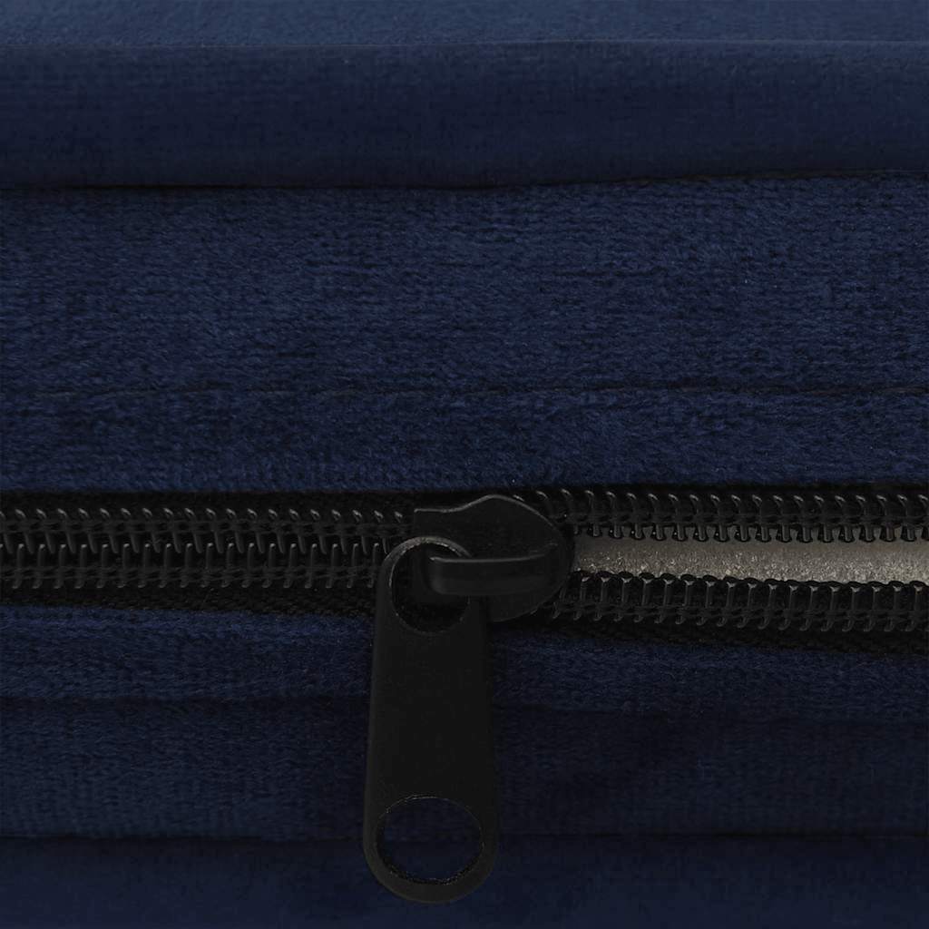 Lova šunims, mėlynos spalvos, 67x47x36cm, pliušas