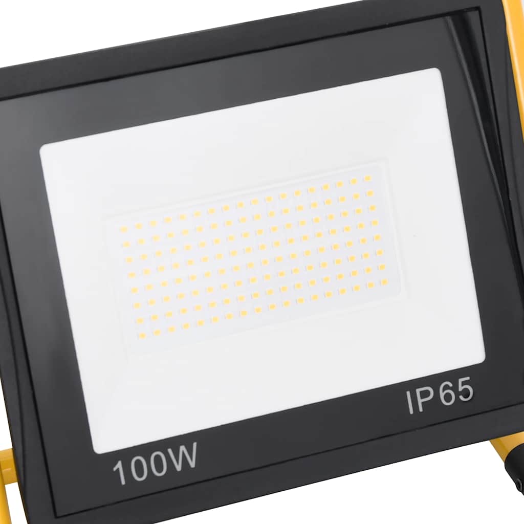 LED prožektorius su rankena, šiltos baltos spalvos, 100W