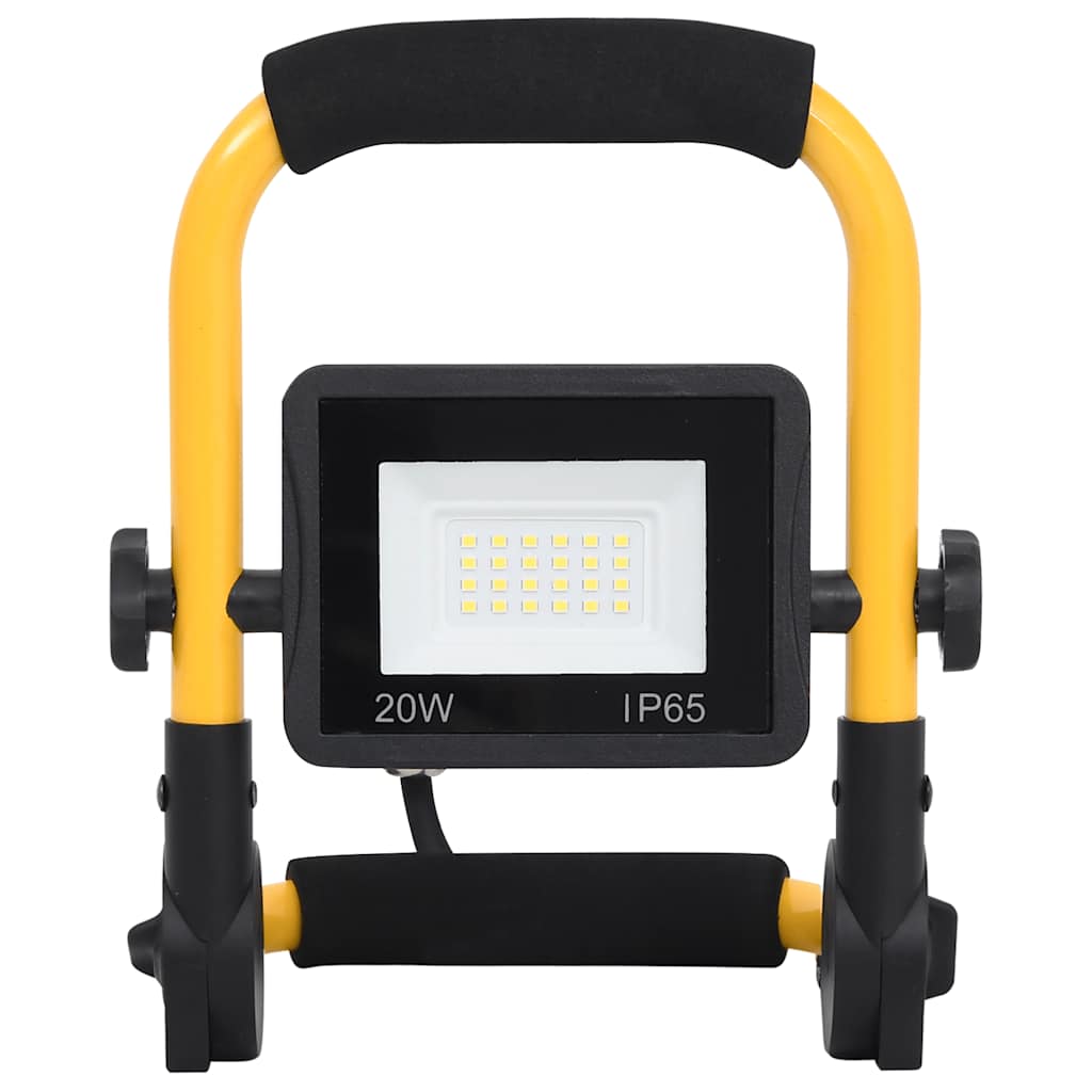 LED prožektorius su rankena, šaltos baltos spalvos, 20W