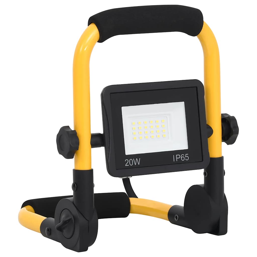 LED prožektorius su rankena, šaltos baltos spalvos, 20W