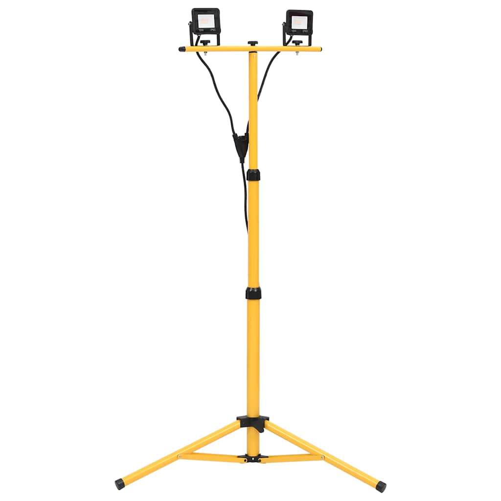 LED prožektorius su trikoju, šiltos baltos spalvos, 2x10W