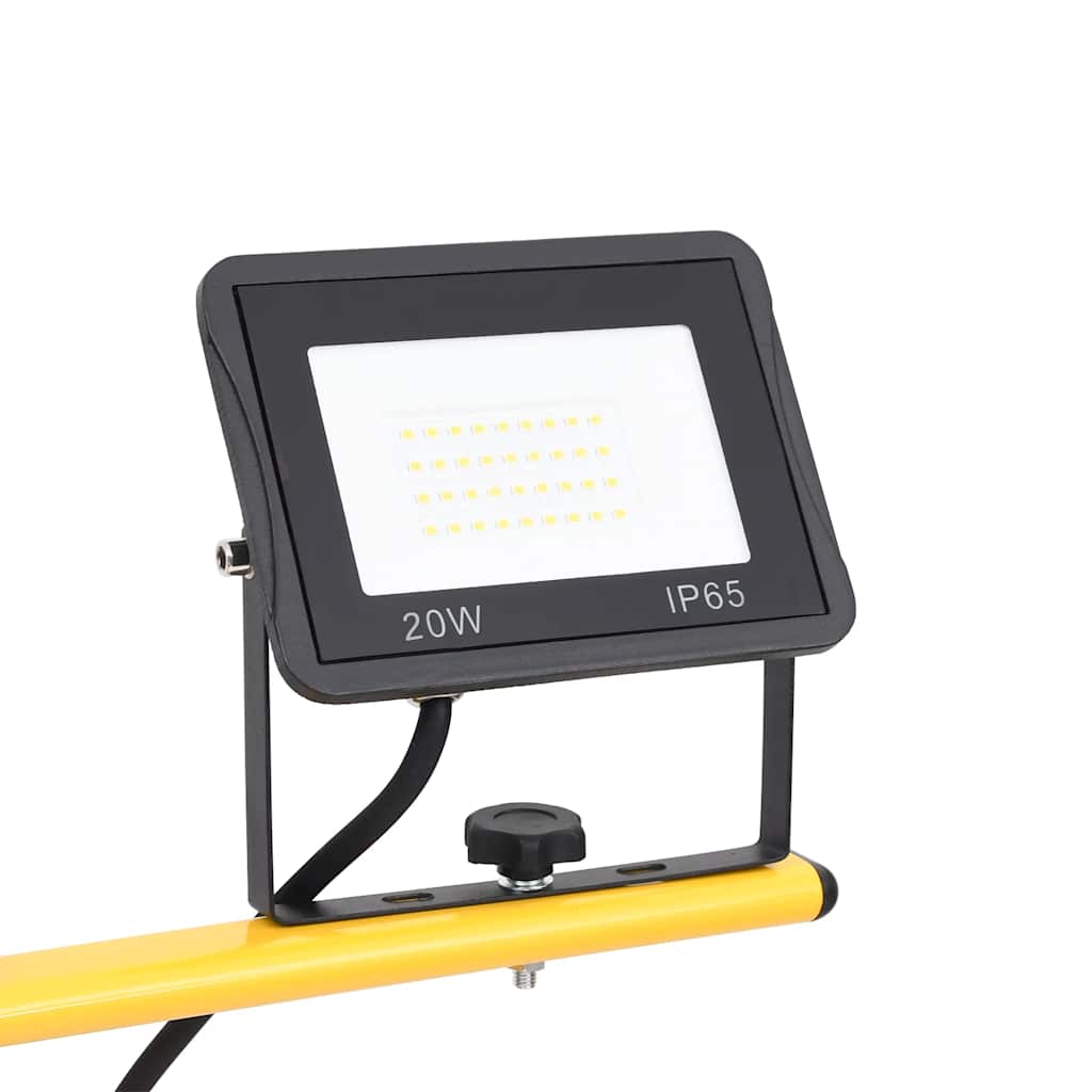 LED prožektorius su trikoju, šiltos baltos spalvos, 2x20W