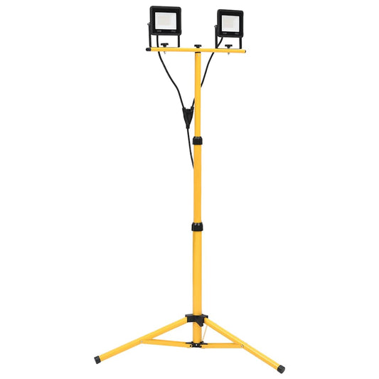 LED prožektorius su trikoju, šiltos baltos spalvos, 2x50W