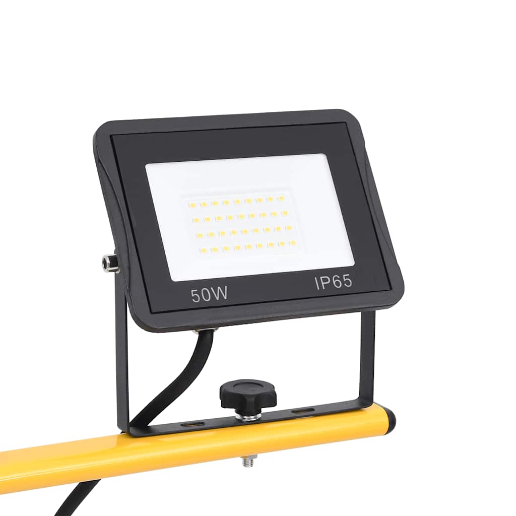 LED prožektorius su trikoju, šiltos baltos spalvos, 2x50W
