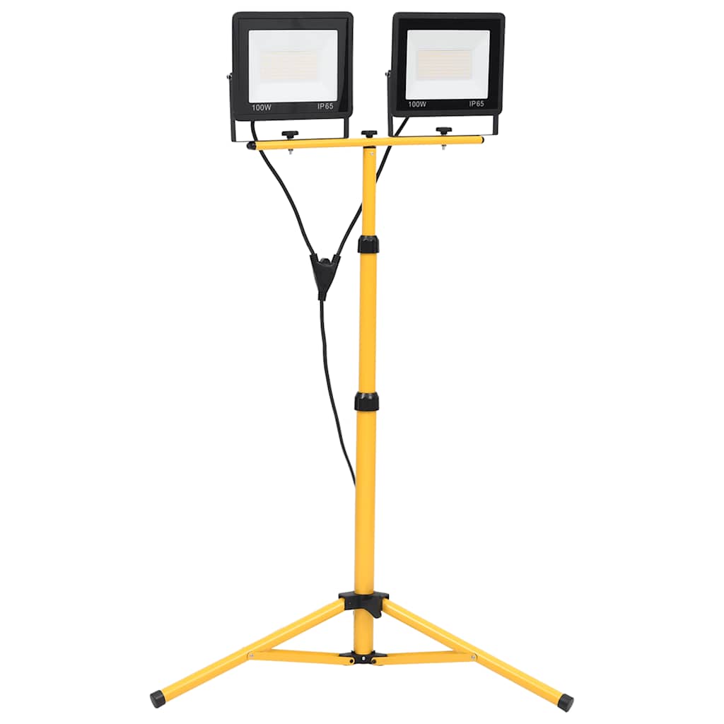 LED prožektorius su trikoju, šiltos baltos spalvos, 2x100W