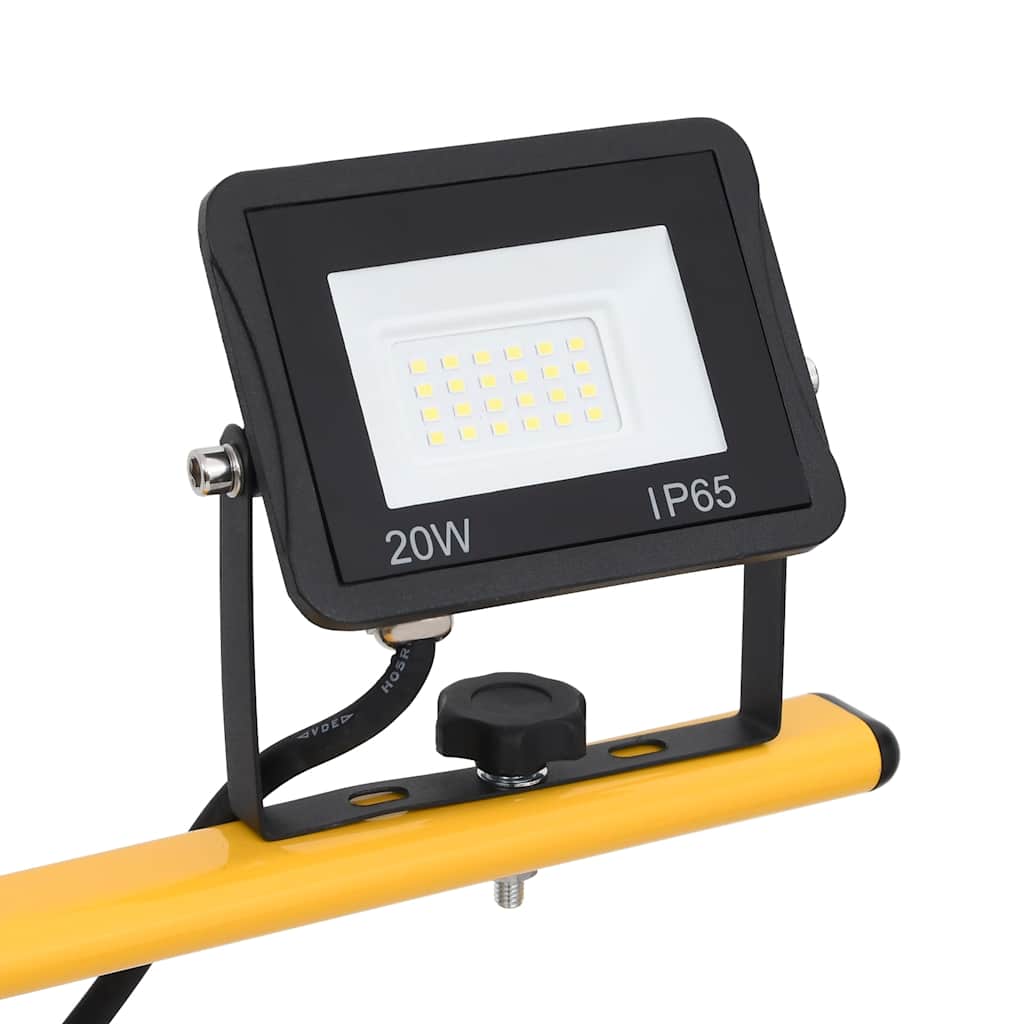 LED prožektorius su trikoju, šaltos baltos spalvos, 2x20W