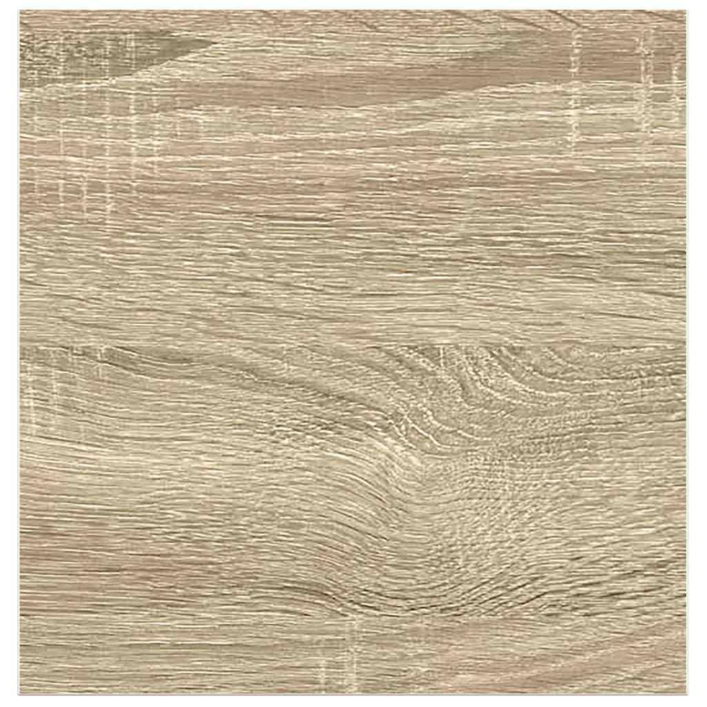 Pakabinama sieninė lentyna, ąžuolo ir balta, 23x23,5x3,8cm, MDF