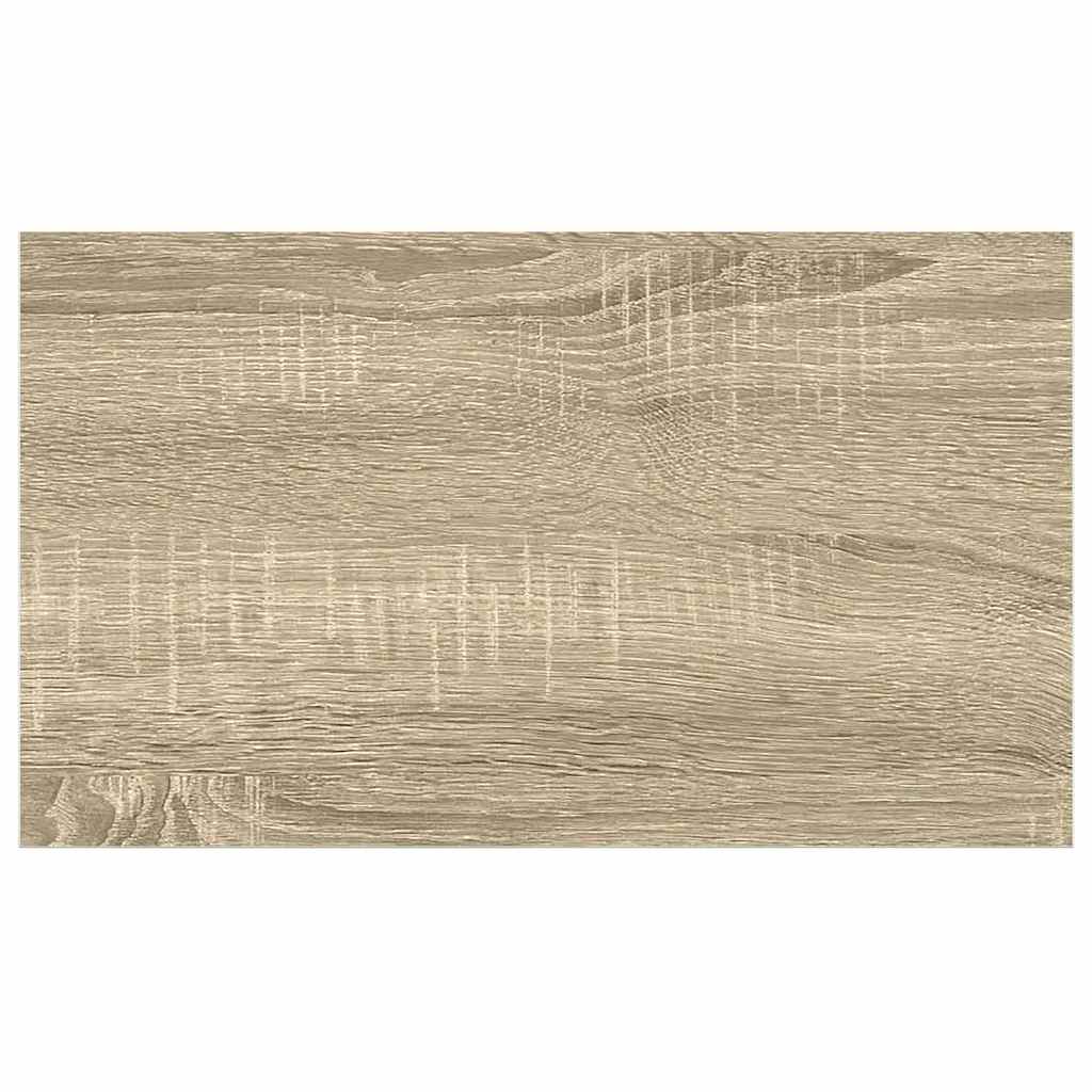 Pakabinamos lentynos, 4vnt., ąžuolo/baltos, 40x23x3,8cm, MDF