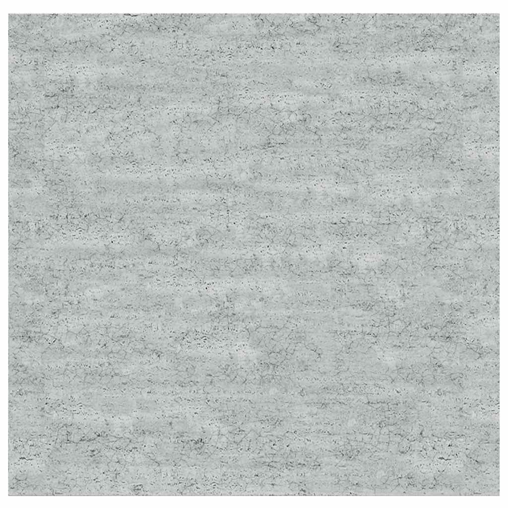 Pakabinamos lentynos, 4vnt., betono pilkos, 23x23,5x3,8cm, MDF