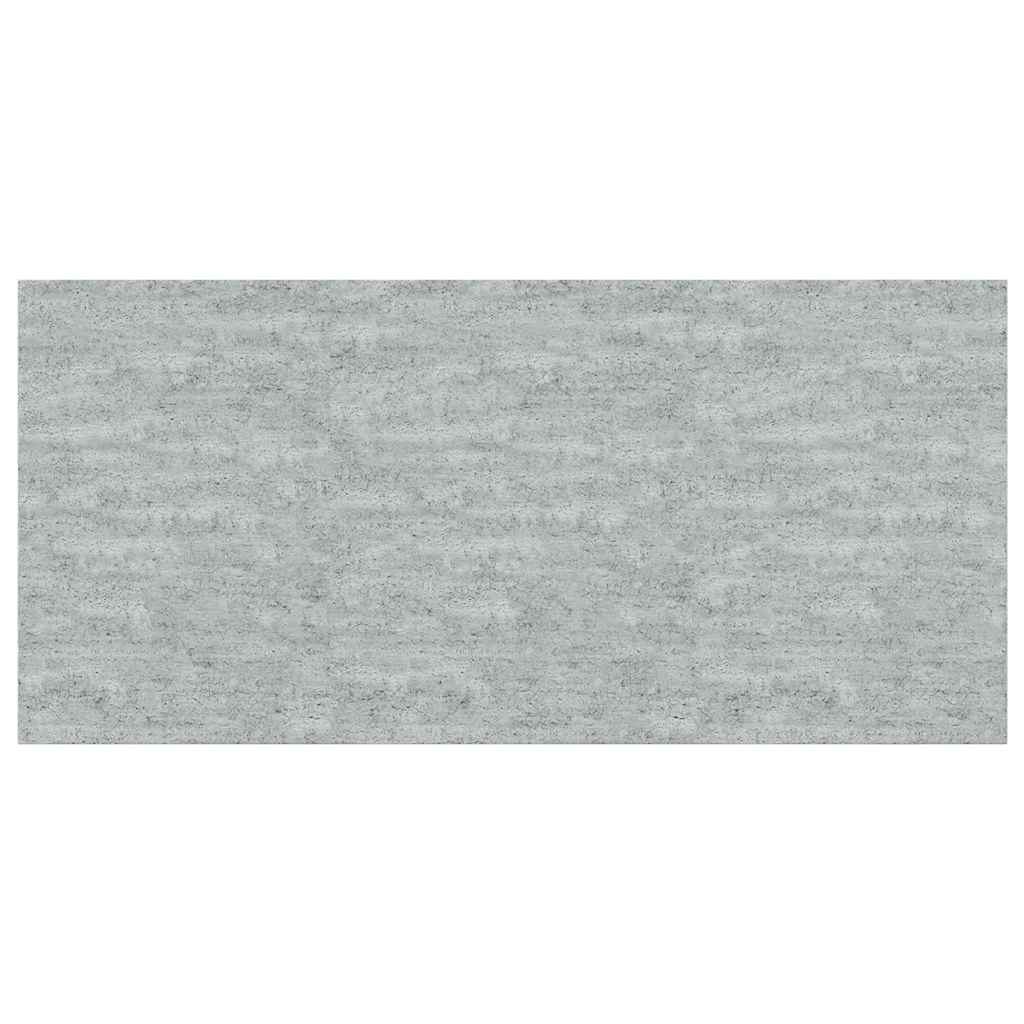 Pakabinamos sieninės lentynos, 2vnt., pilkos, 50x23x3,8cm, MDF