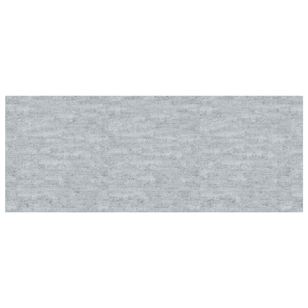 Pakabinamos lentynos, 4vnt., betono pilkos, 60x23,5x3,8cm, MDF